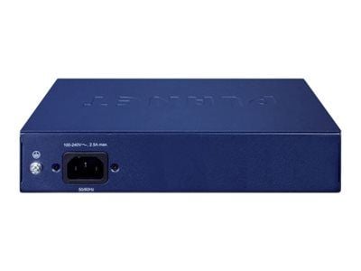 PLANET GSD-1008HP - Switch - ikke-styrt - 10 x 10/100/1000 (8 PoE+) - stasjonær, rackmonterbar - PoE+ (120 W)