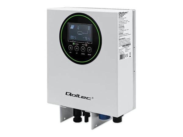 Qoltec Inverter Solar vannvarmeomformer ECO Solar Boost | MPPT | OMGANG | LCD | 3kW/4kW | Wi-Fi