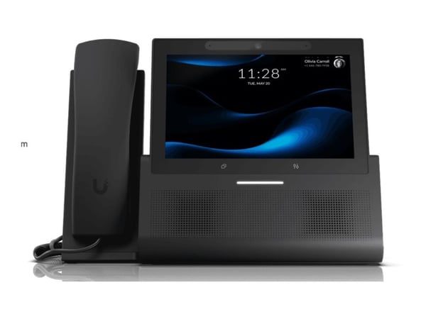 Ubiquiti UniFi G3 Touch Enterprise - VoIP-telefon - med digitalkamera foran (5 MP) - IEEE 802.11a/b/g/n/ac (Wi-Fi) / Bluetooth 5.2 - sortering