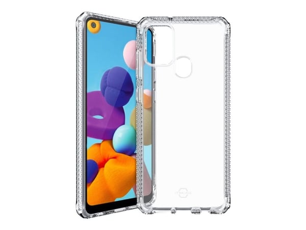 ITSKINS Spectrum Clear - Baksidedeksel for mobiltelefon - polymer - gjennomsiktig - for Samsung Galaxy A21s