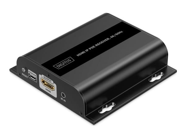 DIGITUS - Video/lyd/infrarød-utvider - HDMI, 1GbE - over CAT 6 - opp til 200 m