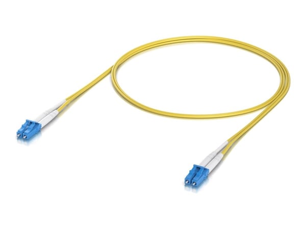 Ubiquiti UniFi - Koblingskabel - LC/UPC-enkeltmodus (hann) til LC/UPC-enkeltmodus (hann) - 1 m - 2 mm - fiberoptisk - dupleks - OS2 - halogenfri, i...