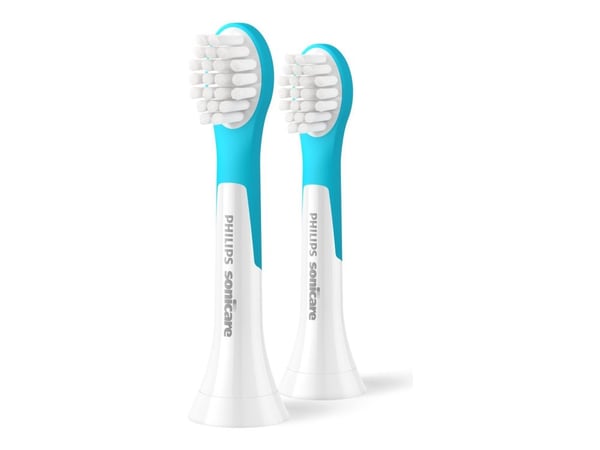 Philips Sonicare For Kids HX6032 - Utskiftningsbørstehode - for tannbørste - white/sea (en pakke 2)