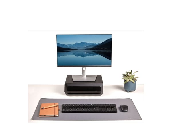 Fellowes Breyta - Desk mat: 80 x 40 cm - gummi - grå