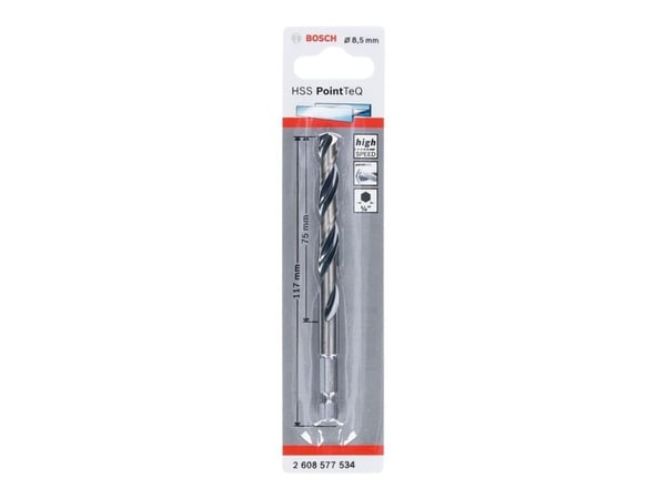 Bosch METALBOR POINTTEQ HEX HSS-R 8,5X117MM