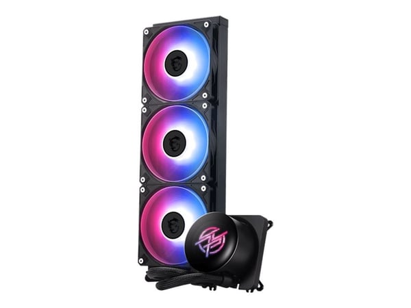 MSI MPG CORELIQUID P13 - Væskekjølesystem for prosessor - Radiatorstørrelse: 360 mm - (for: LGA1700, LGA1851, AM5, AM4) - kobber - 120 mm - svart
