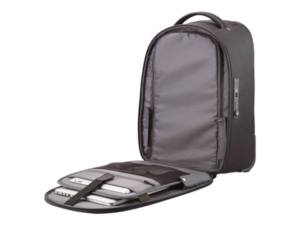 XD Design Bobby - Ryggsekk/tralle for å bære notebook - med USB charging port - 17" - svart