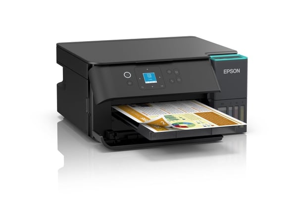 Epson EcoTank L4360 - Multifunksjonsskriver - farge - ink-jet - ITS - A4/Legal (medie) - opp til 11 spm (kopiering) - opp til 15 spm (trykking) - 1...