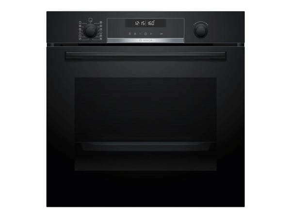 Bosch Serie | 6 HBG578BB3 - Ovn - innebygd - fordypning - bredde: 56 cm - dybde: 55 cm - høyde: 58.5 cm - med selvrens - Klasse A+ - svart