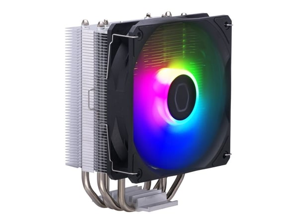 Cooler Master Hyper 212 Spectrum V3, Ilmanjäähdytin, 12 cm, 71,93 cfm, 122,2 m³/h, Musta, Hopea