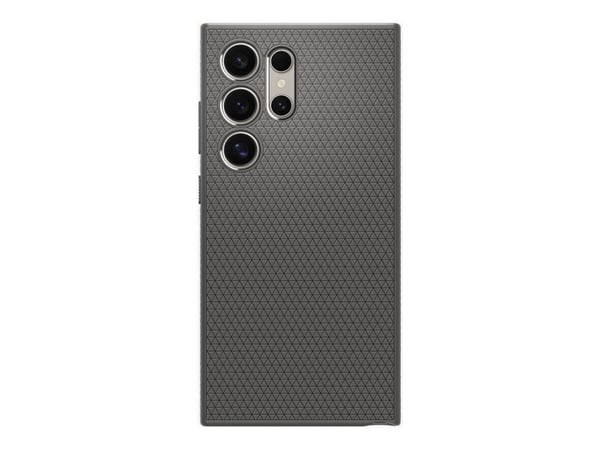 Spigen Liquid Air - Baksidesskydd för mobiltelefon - termoplastisk polyuretan (TPU) - granitgrå - för Samsung Galaxy S24 Ultra