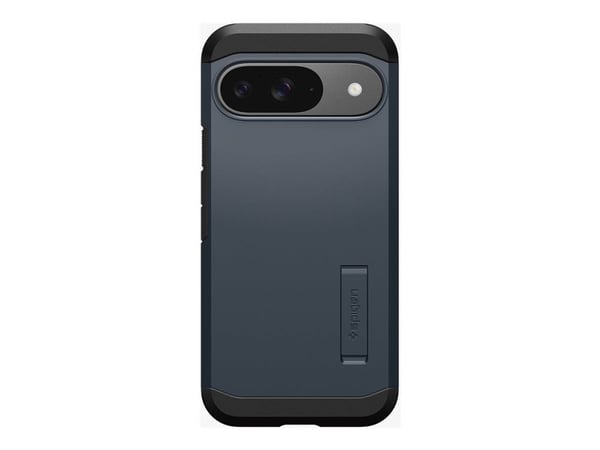 Spigen Tough Armor - Baksidesskydd för mobiltelefon - polykarbonat, termoplastisk polyuretan (TPU), stötskum - metallskiffer - för Google Pixel 9 Pro