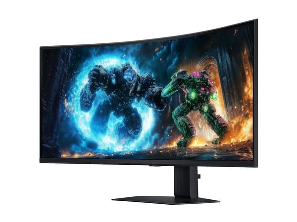 Samsung Odyssey G7 S40FG750EU - G75F Series - LED-skjerm - gaming - kurvet - 40" - 5120 x 2160 WUHD @ 180 Hz - VA - 350 cd/m² - 3000:1 - DisplayHDR...