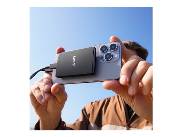 Lexar ARMOR 700 - SSD - 2 TB - ekstern (bærbar) - USB 3.2 Gen 2x2 (USB-C kontakt) - 256-bit AES