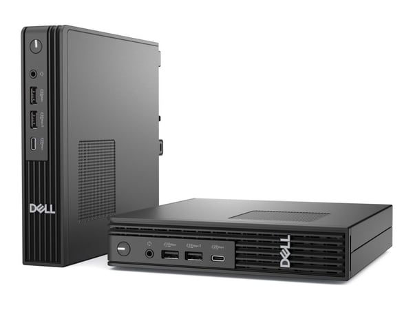 Dell Pro Micro Plus QBM1250 - AI PC - mikro Core Ultra 7 265 / inntil 5.3 GHz - RAM 16 GB - SSD 512 GB - NVMe, TLC - Intel Graphics - Gigabit Ether...