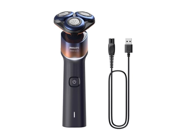 Philips 5000X Series X5012 - Barbermaskin - trådløs - adriatic chrome/warm orange