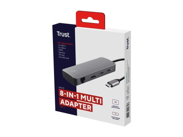 USB-hub Trust Dalyx 8-i-1 8713439256727