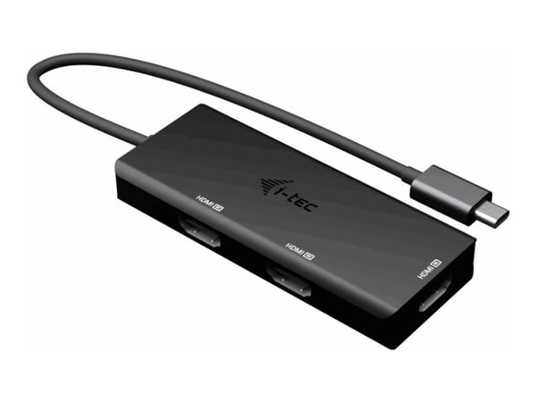 i-Tec - Dockningsstation - USB-C / USB4 / Thunderbolt 3 / Thunderbolt 4 / Thunderbolt 5 - 3 x HDMI