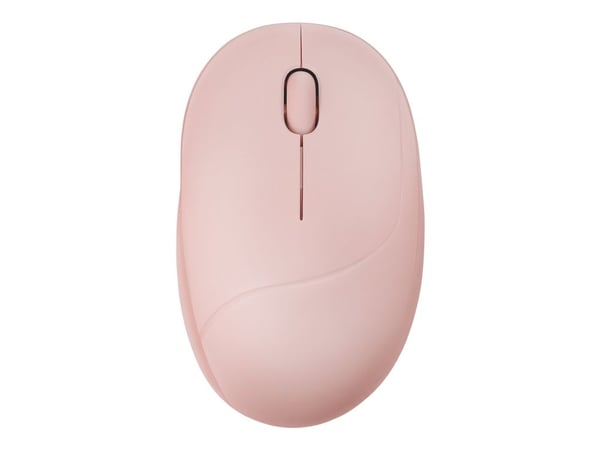 ASUS Fragrance MD101 - Mus - optisk - 4 knapper - trådløs - Bluetooth, 2.4 GHz - rose leire