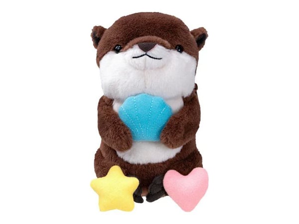 MAGMOJI Ocean Otter - Lomme for mobiltelefon / kredittkort - MagSafe-samsvar - plysjtøy, nylon zipper
