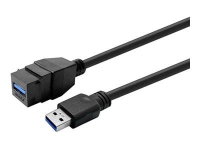 VivoLink Pro - USB-forlengelseskabel - USB-type A (hunn) nøkkelsky til USB-type A (hann) - USB 3.2 Gen 1 - 5 V - 1 A - 2 m - aktiv - svart
