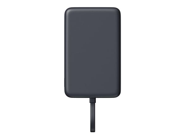 Xiaomi WPB1007MI - Trådløs nødlader - integrated cable - Li-Ion - 10000 mAh - 37 Wh - 33 watt - 3 A - Fast Charge - 2 utgangskontakter (24 pin USB-...