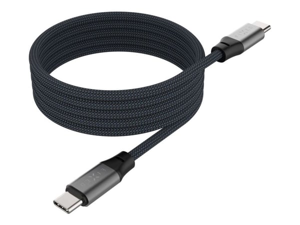FIXED - USB-kabel - 24 pin USB-C (hann) til 24 pin USB-C (hann) - USB 2.0 - 1.2 m - opp til 240 W strømforsyningsstøtte, støtte for Power Delivery ...
