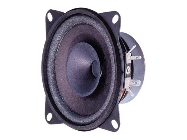 Visaton FR 10 HM, Papir, 95 - 22000 Hz, Sort, -25 - 70 °C, 116,5 x 116,5 x 49 mm, GRID 10 ES GRID 10 RS GRID 10 PL
