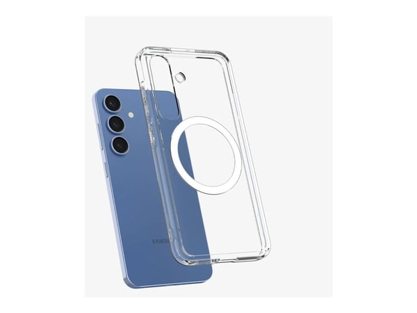 Spigen Ultra Hybrid S MagFit - Baksidedeksel for mobiltelefon - polykarbonat, termoplast-polyuretan (TPU) - klarhvitt - for Samsung Galaxy S25+