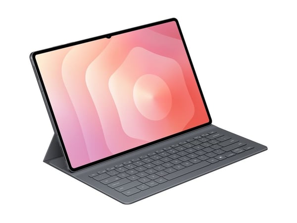 Samsung EF-DX930 - Tangentbord och foliefodral (bokomslag) - Slimmad - trådlös - POGO pin, Bluetooth - svart tangentbord, svart fodral - för Galaxy...