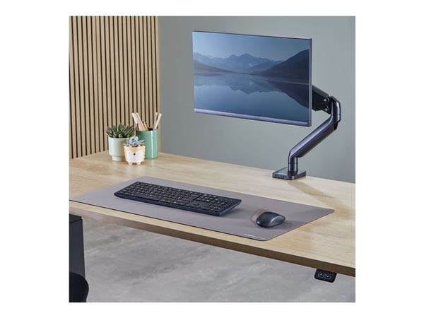 Fellowes Breyta - Desk mat: 80 x 40 cm - gummi - grå