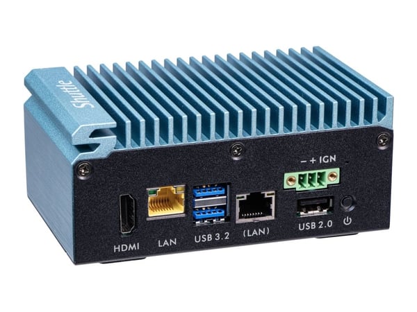 Shuttle Edge PC SPCEL02, 0.46L kokoinen PC, Mini PC Barebone, Intel® SoC, BGA 1493, DDR4-SDRAM, SATA