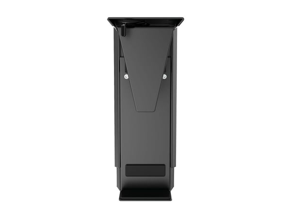 Fellowes 100136875, Keskusyksikön pidike pöydän alle, 15 kg, musta, 80 mm, 102 mm, 187 mm