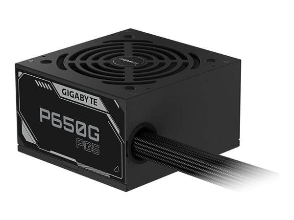 Gigabyte P650G - Strømforsyning (intern) - ATX12V 3.1/ EPS12V - 80 PLUS Gold - AC 100-240 V - 650 watt - aktiv PFC