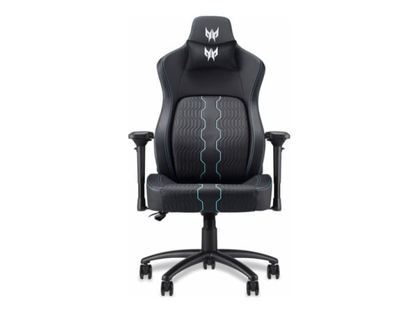 Acer Predator Rift Pro PGC371 - Spillestol - ergonomisk - armlener - T-formet - tipping - roterende - metallramme, syntetisk skinn - black with blu...