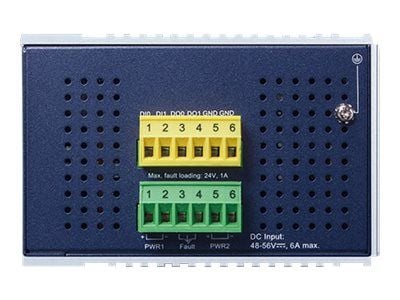 PLANET IGS-5225-8P2S2X - Switch - L3 - Styrt - 8 x 10/100/1000 (PoE+) + 2 x SFP + 2 x 10 Gigabit SFP+ - DIN-skinnemonterbar, veggmonterbar - PoE+ (...