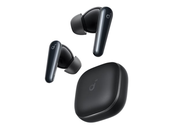 Soundcore Liberty 5 - True wireless-hörlurar med mikrofon - inuti örat - Bluetooth - aktiv brusradering - svart