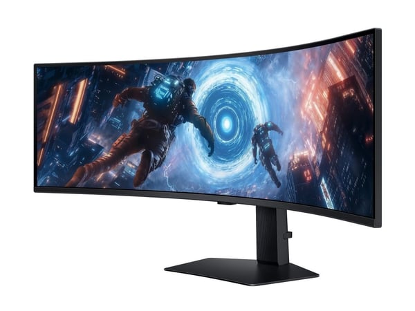 Samsung Odyssey G9 S49FG912EU - G91F Series - LED-skärm - spel - böjd - 49" - 5120 x 1440 Dual Quad HD @ 144 Hz - VA - 350 cd/m² - 2500:1 - Display...