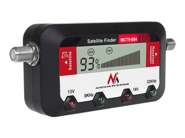 Maclean MCTV-884, 75 ohm (O), LCD, 950000 - 2150000 Hz