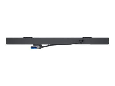 Dell SB521A Slim - Lydplanke - for skjerm - 3.6 watt - for Dell P2721Q, P3221D, P3421W; UltraSharp U2421E