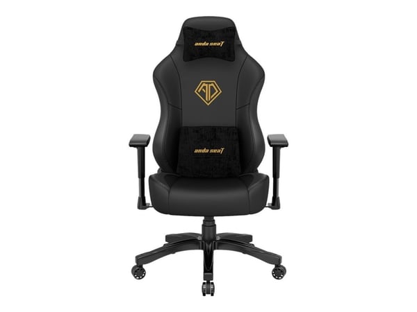 Anda Seat Phantom 3, PC-pelituoli, 90 kg, Pehmustettu istuintoppaus, Pehmustettu selkänojatoppaus, 180 cm, Musta