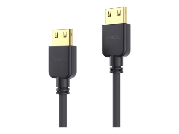 PureLink PureInstall Series - High Speed - HDMI-kaapeli Ethernetillä - HDMI uros HDMI uros - HDMI uros - 1 m - suojattu - musta - halogeenivapaa, 4...