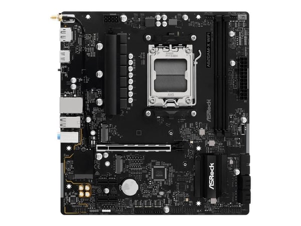 ASRock A620AM-X WIFI - Hovedkort - micro ATX - Socket AM5 - AMD A620A Chipset - USB 3.2 Gen 1, USB-C 3.2 Gen 1 - 2.5 Gigabit LAN, Wi-Fi, Bluetooth ...