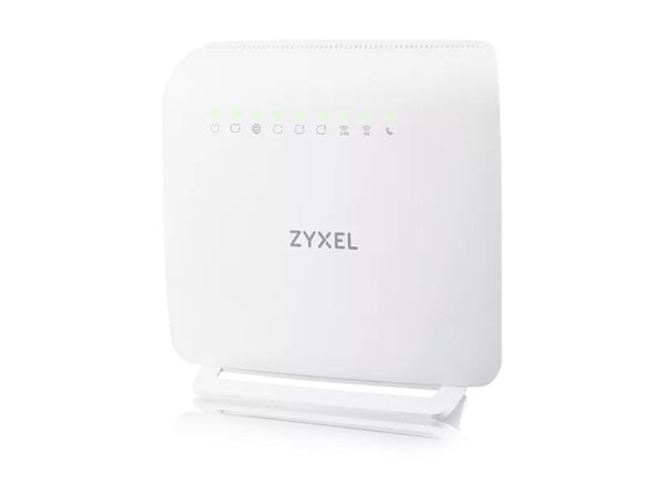 Zyxel EX3501-T0 - Trådløs ruter 4-portssvitsj - 1GbE - Wi-Fi 6 - Dobbeltbånd - VoIP-telefonadapter