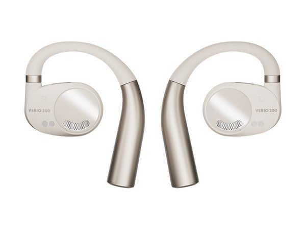 beyerdynamic Verio 200 - True wireless-hodetelefoner med mikrofon - åpent øre - Bluetooth - kremfarget