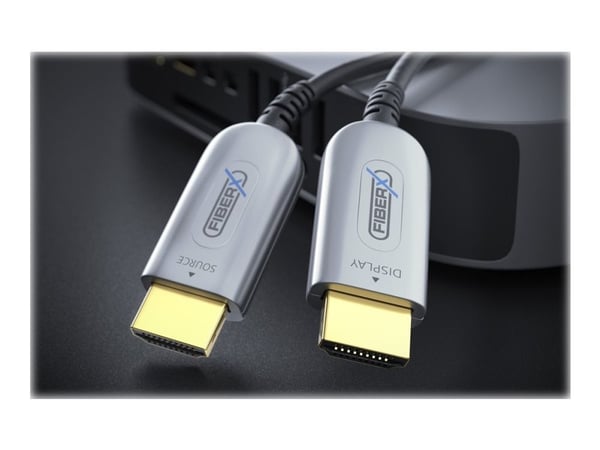 PureLink FiberX Series FX-I350 - HDMI-kabel - HDMI hann til HDMI hann - 50 m - hybridkobber / fiberoptikk - svart - 4K-støtte