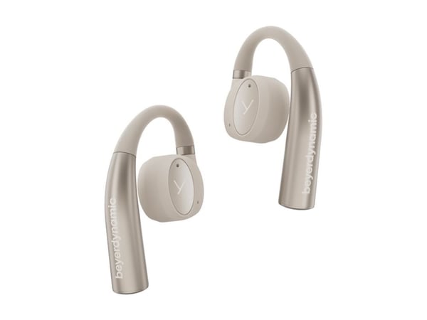 beyerdynamic Verio 200 - True wireless-hodetelefoner med mikrofon - åpent øre - Bluetooth - kremfarget