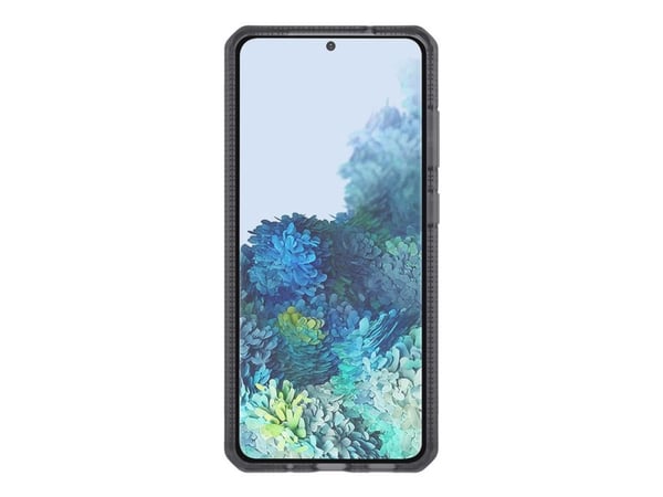 ITSKINS Spectrum Frost Antimicrobial - Baksidedeksel for mobiltelefon - termoplast-polyuretan (TPU) - svart - for Samsung Galaxy S20+, S20+ 5G