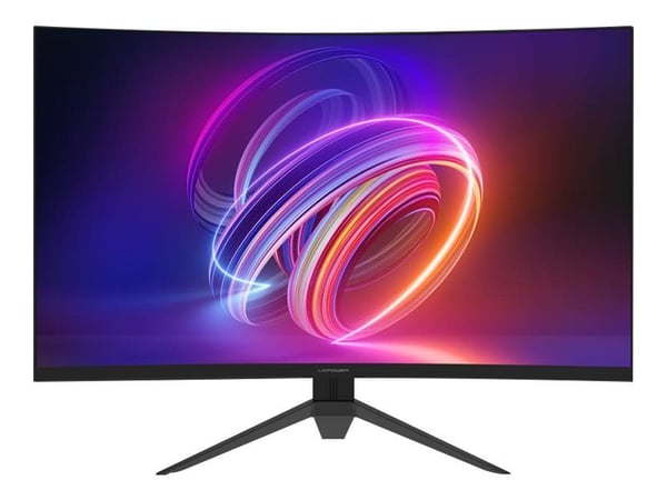 LC Power LC-M27FC - LCD-skjerm - gaming - kurvet - 27" - 1920 x 1080 Full HD (1080p) @ 180 Hz - VA - 300 cd/m² - 3000:1 - 3.6 ms - 2xHDMI, DisplayP...