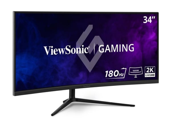 ViewSonic VX3418C-2K - LED-skjerm - kurvet - 34" - 3440 x 1440 - 1 ms - høyttalere